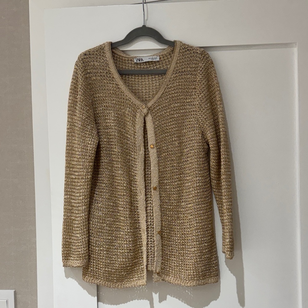 Zara Women's Beige Cardigan